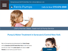 Tablet Screenshot of ferrispumps.com